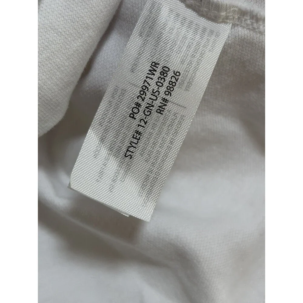 US Polo Assn Kids Boys Cotton White‎ Short Sleeve Pique Polo Shirt Size XL 14-16